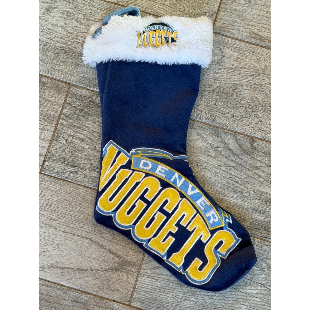 Denver‎ Nuggets NBA Christmas stocking Forever Collectibles Basketball Handmade